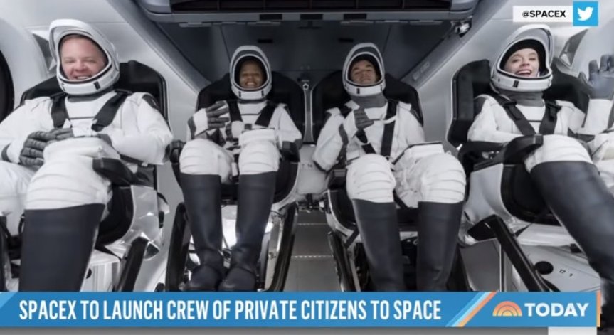 Историческо: SpaceХ изпрати първия изцяло цивилен екипаж в Космоса