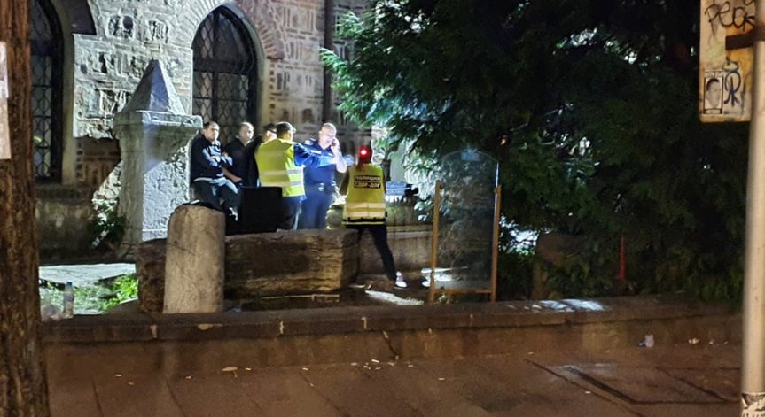 Отцепиха район около Археологическия музей заради наркотици?