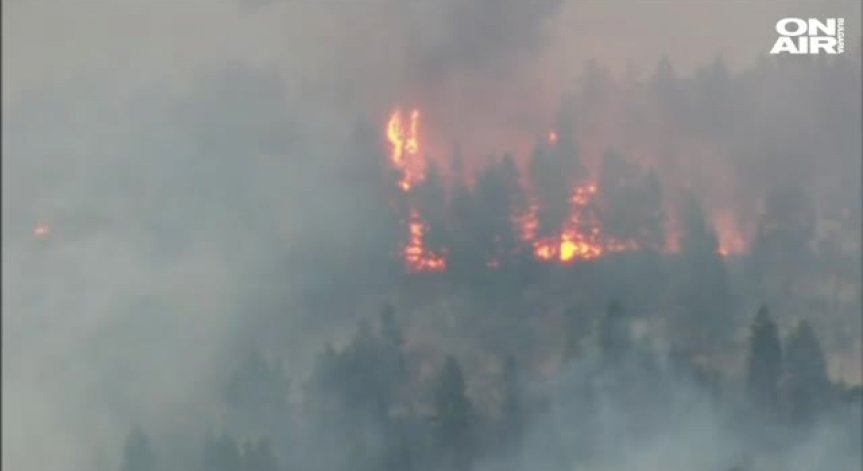 Огненият ад в Британска Колумбия продължава