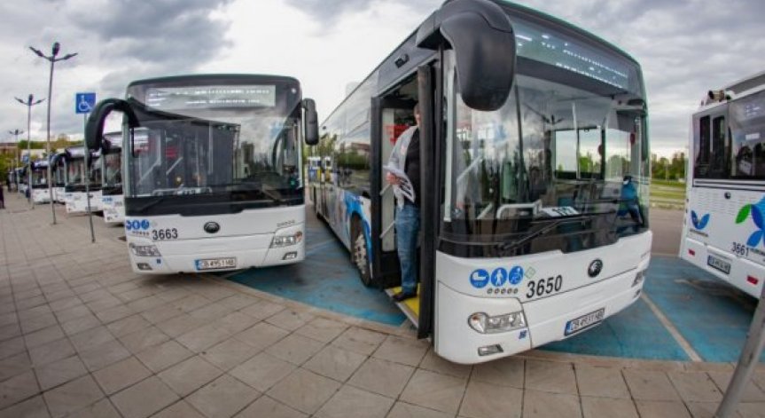 22 нови автобуса на природен газ тръгват из софийските улици