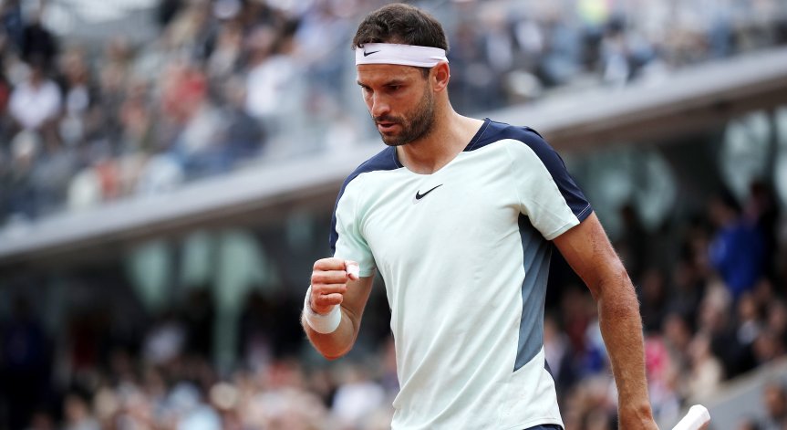 Григор Димитров с великолепен старт на US Open, отвя Джонсън с 3:0 сета