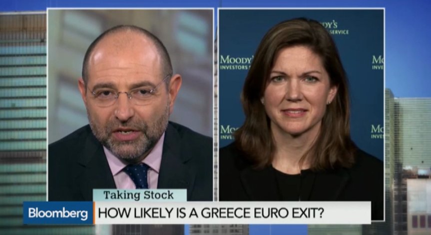 Moody's: Гърция няма да излезе от еврозоната