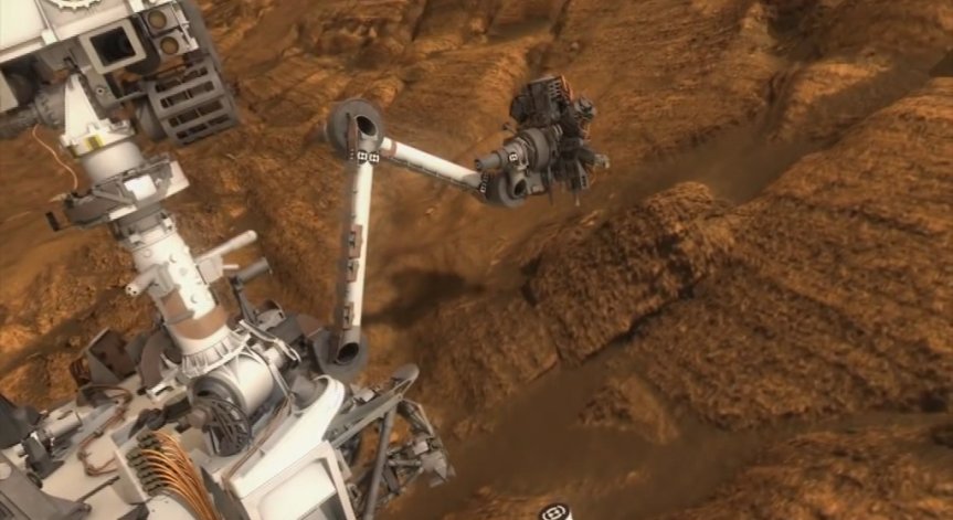 Curiosity откри следи от древно езеро на Марс