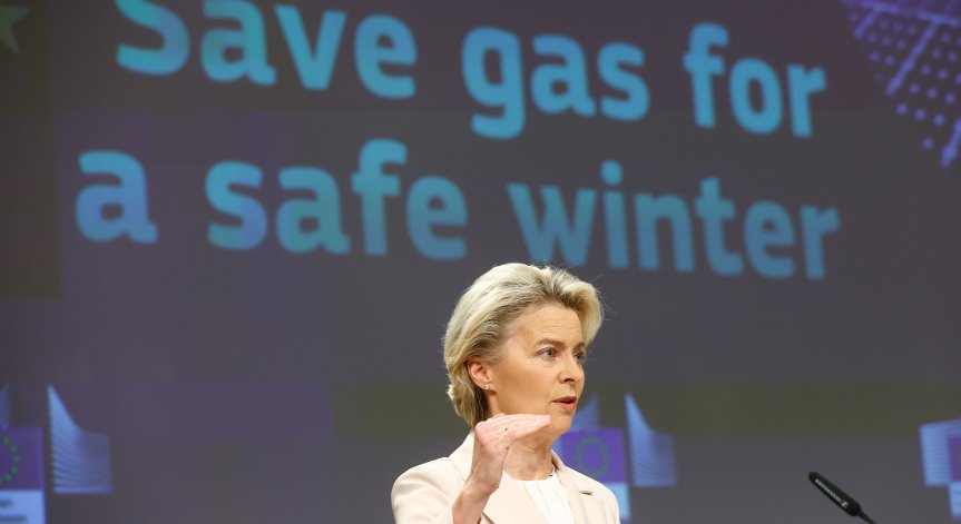 Фон дер Лайен: Решително приветствам одобрението за намаляване на потреблението на газ