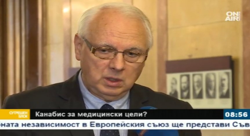 Велизар Енчев подкрепи декриминализацията на марихуаната за медицински цели