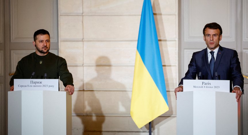 Макрон: Готови сме да съпроводим Украйна към победата, мира и Европа