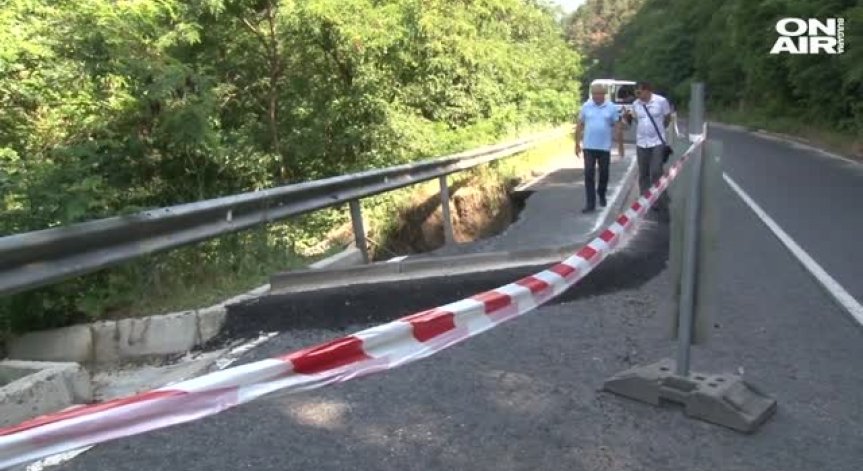 Опасно свлачище на прохода Шипка