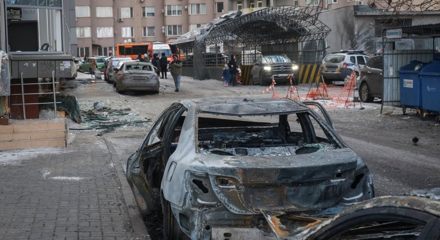Киев и Днипро подложени на мощни руски ракетни удари