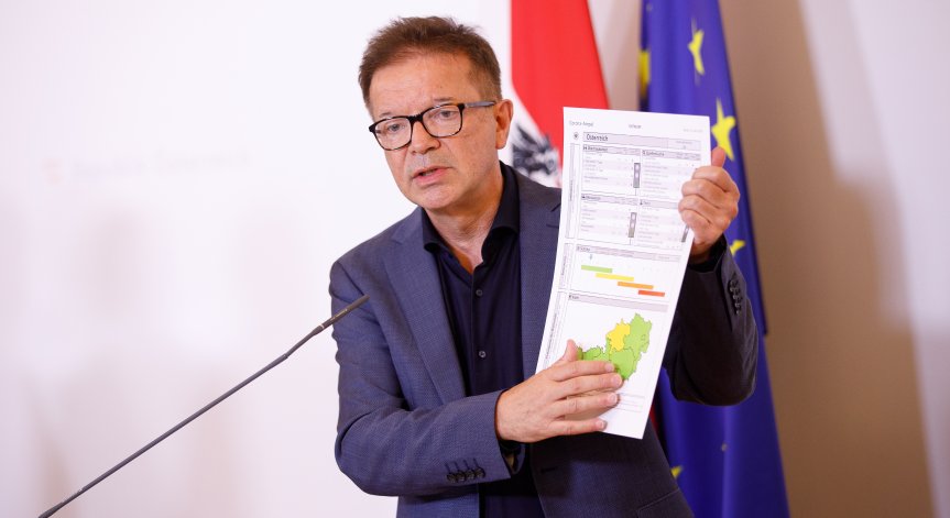 Австрийският здравен министър подаде оставка заради влошено здраве