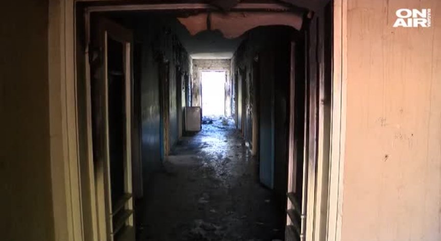 Спешен ремонт на изгорялото общежитие в Димитровград