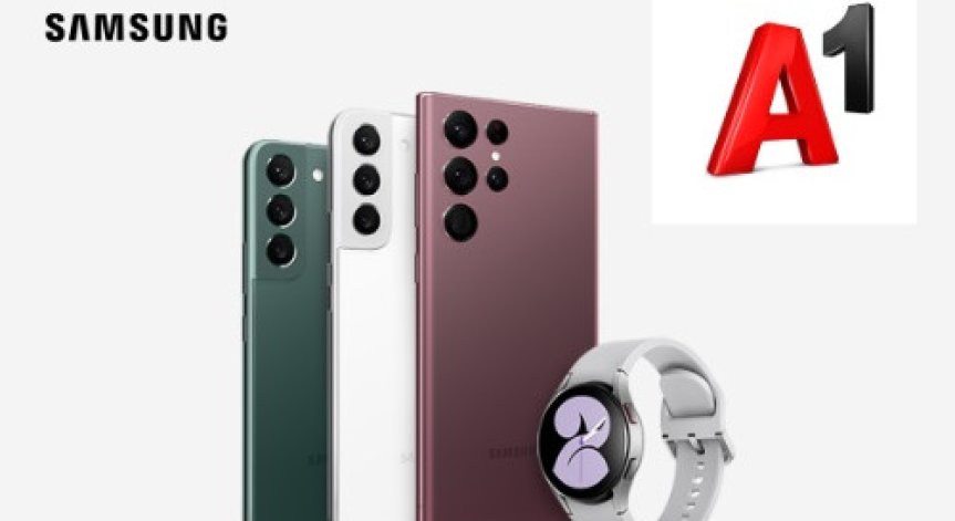 Лятна Samsung промоция от A1: устройство от серията Galaxy S22 с Galaxy Watch4 на половин цена