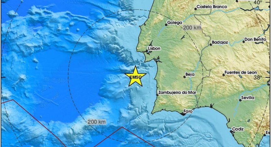 Дълбочината на труса е била на 10 км.