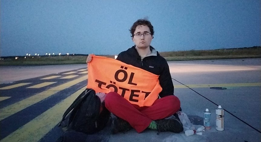 Пореден протест на екоактивистите.