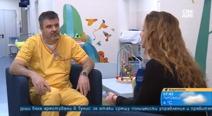 Състоянието на оперираното 4-месечно бебе е много добро
