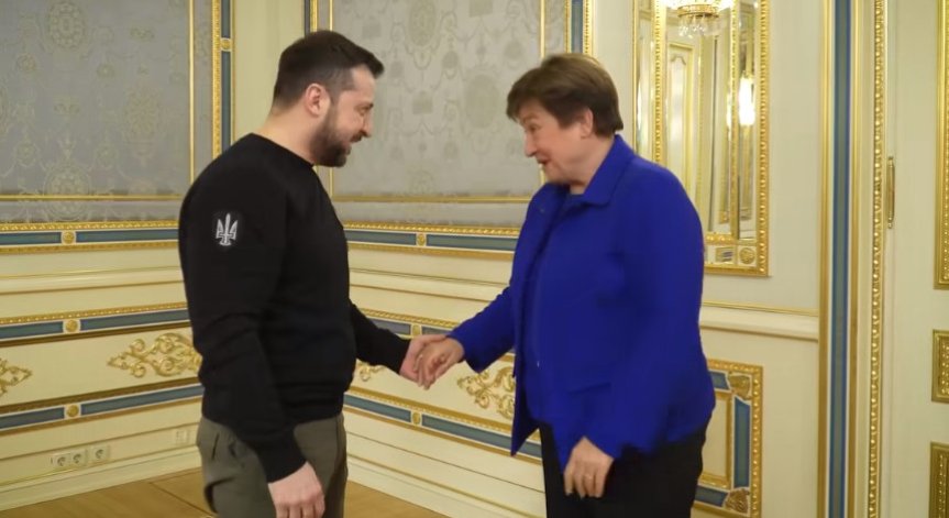 Зеленски след срещата с Кристалина Георгиева: Това също са оръжия - икономически