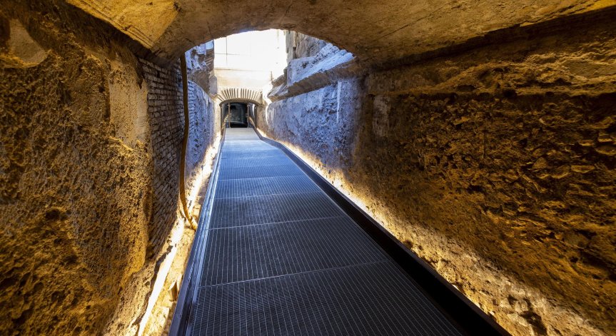 Древен тунел под Колизеума става достъпен за посетители