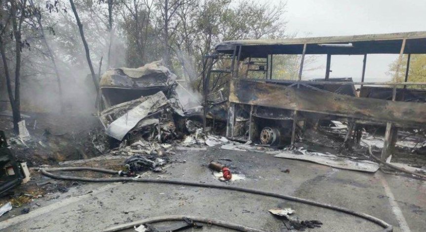 Загинали са шофьорите на камионите от верижната катастрофа на пътя Русе - София