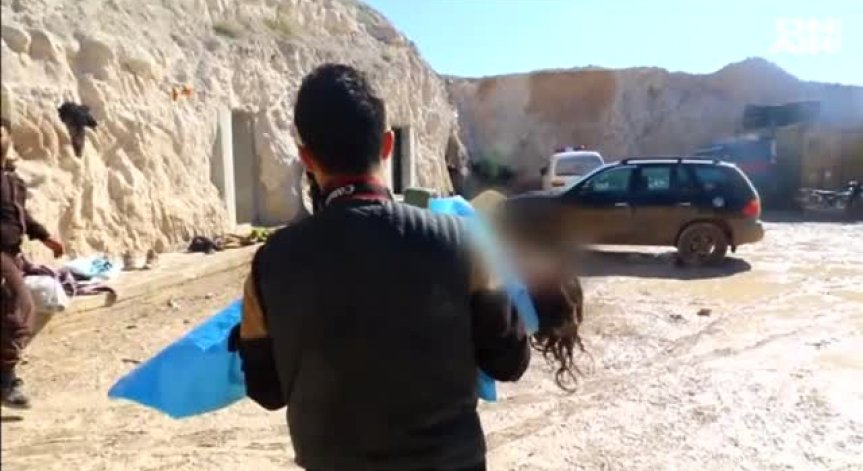 Химическа атака близо до Идлиб, Сирия