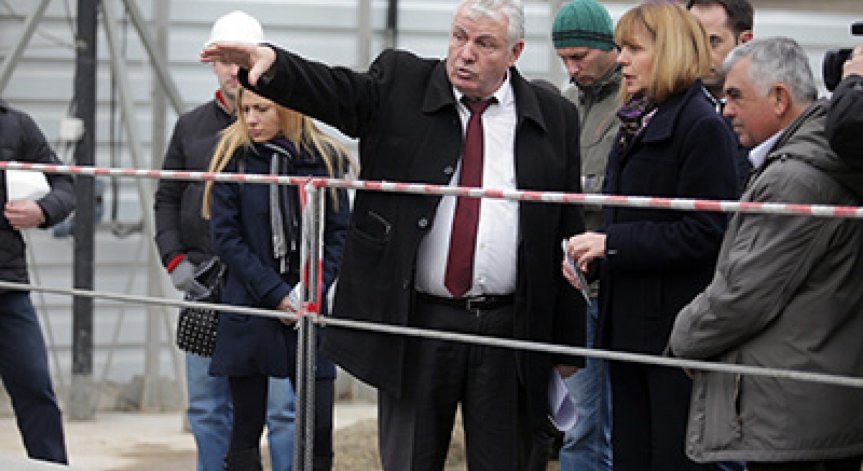 Фандъкова направи проверка на строителството на метрото между станция Джеймс Баучер и  ул. Сребърна