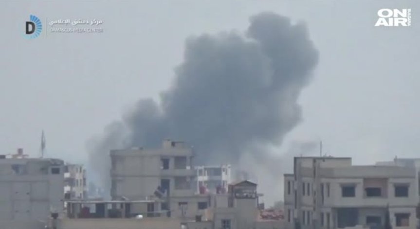 САЩ, Великобритания и Франция удариха Сирия