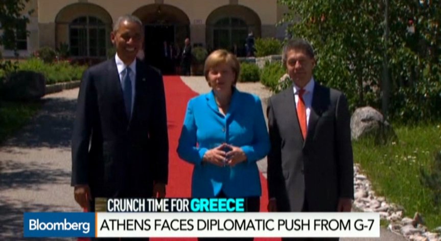 Лидерите на страните от Г 7 продължават да търсят решение на ситуацията в Гърция