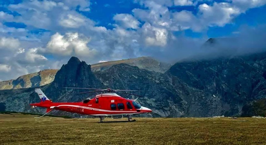 ПСС - Дупница изказва признателност към екипа на хеликоптера.