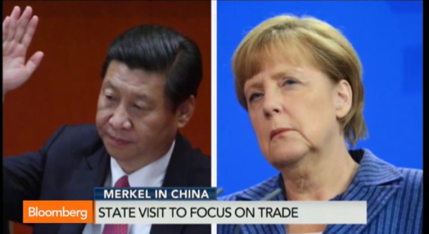 Меркел на посещение в Пекин