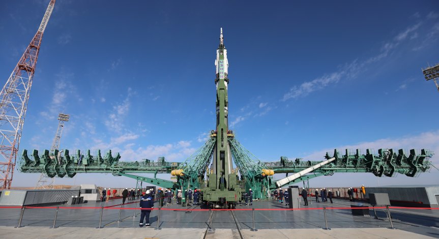 На космодрума в 