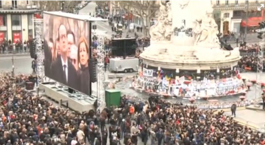 Една година по-късно французите пишат Аз съм Шарли