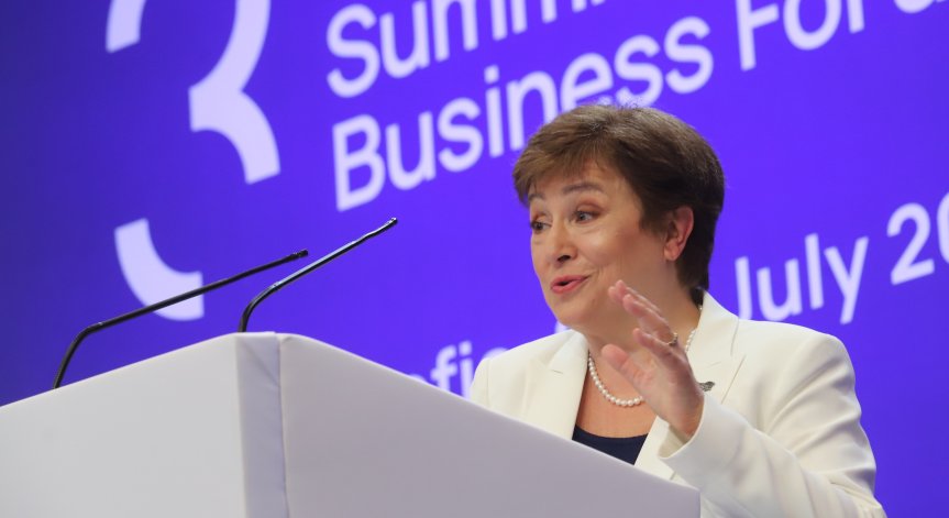 Кристалина Георгиева: Потвърдих непоколебимата си подкрепа към Украйна