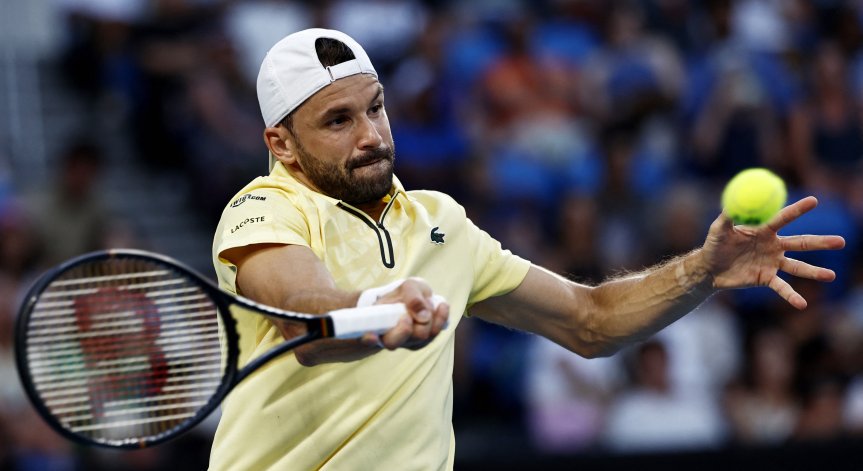Григор Димитров се провалил на Australian Open заради контузена китка
