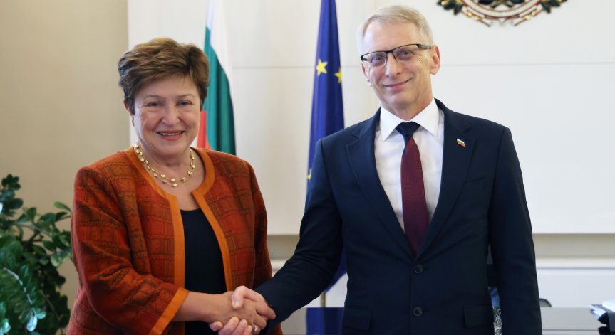 Денков пред Кристалина Георгиева: Ще ускорим икономиката на България