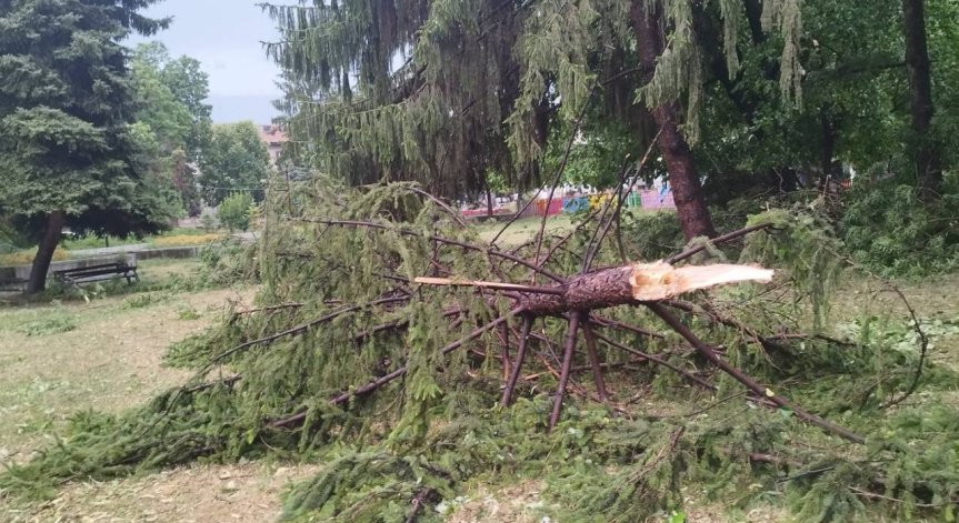 Ураган се изви над Търговище, тепърва ще описват щетите