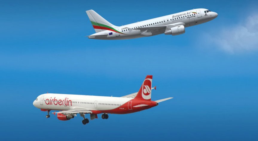 Air Berlin започва код-шеър полети с Bulgaria Air