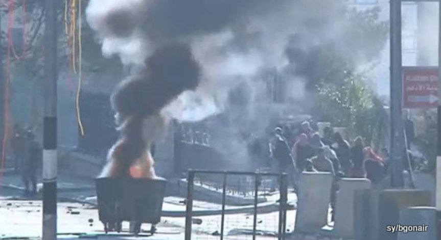 Сблъсъци между палестинци и израелски войници край Витлеем