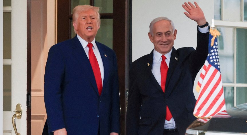 Това е третото посещение на Нетаняху в САЩ, откакто Тръмп се завърна в Белия дом на 20 януари.