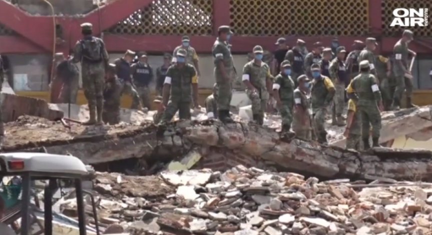 Над 100 жертви взе разрушителното земетресение от 7,1 по Рихтер в Мексико