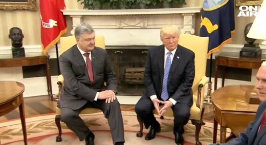 Тръмп се срещна с Порошенко