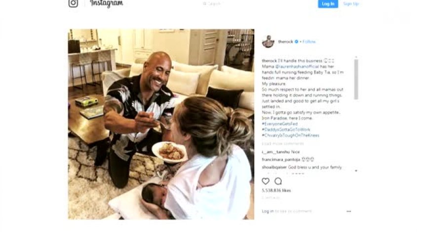 Снимка на Дуейн Джонсън в Instagram разтуптя милиони женски сърца