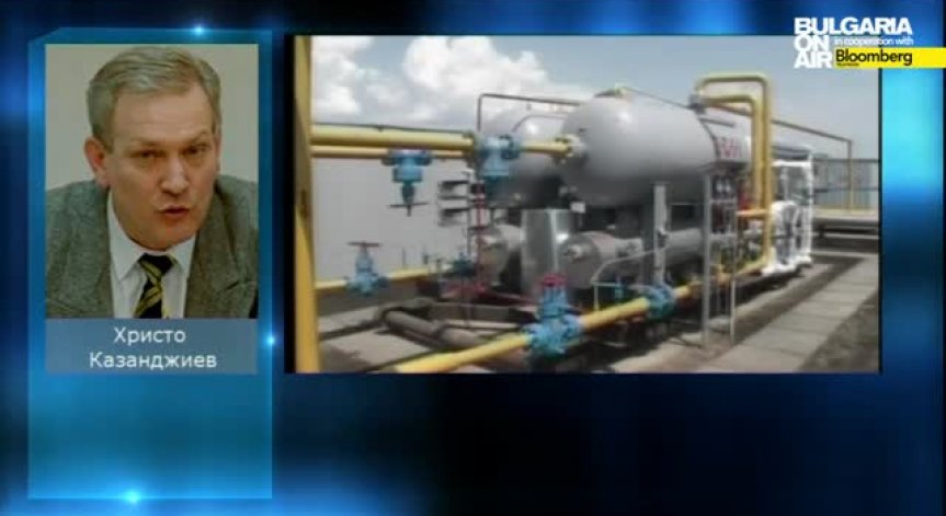 Христо Казанджиев и Димитър Бечев в Денят он ер за газовото споразумение ЕС-Русия-Украйна