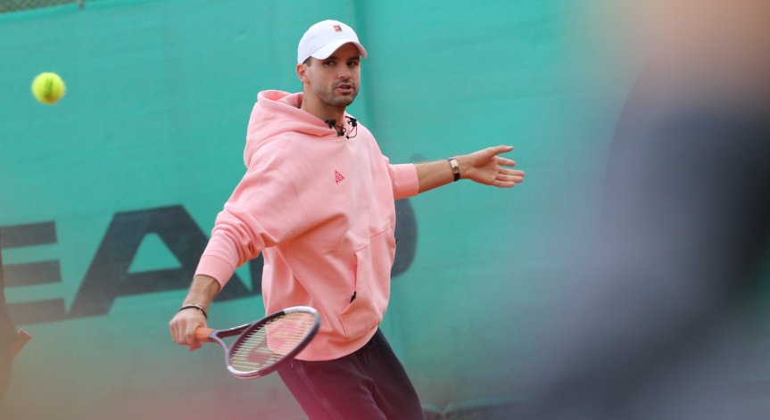 Григор се прибра у дома, проведе тренировка в Хасково