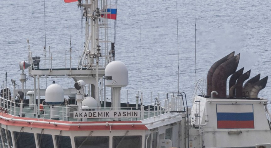 Близо до окупирания град Зализни Порт в област Херсон.
