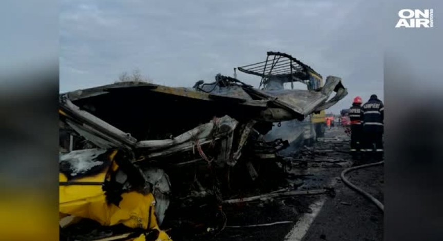 Тежка катастрофа в Румъния - загинаха български и естонски шофьор