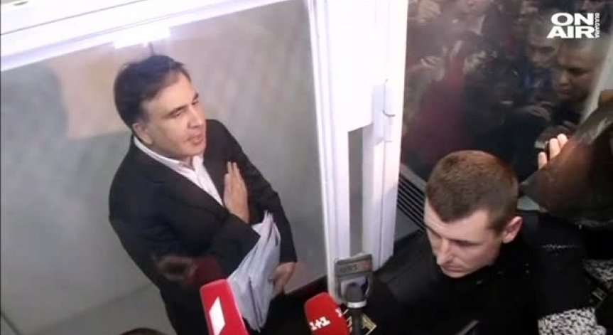 Бившият грузински президент Михаил Саакашвили беше задържан в Киев