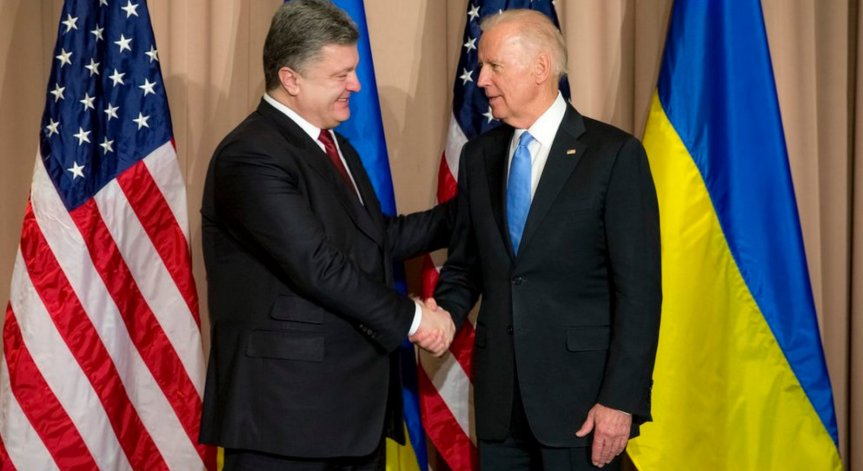 Порошенко и Байдън обсъдиха провеждането на избори в Донбас