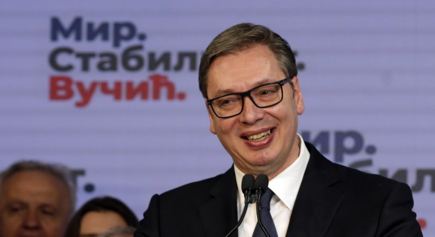 Сръбският президент Вучич убедително спечели втори мандат