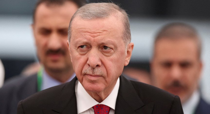 Коментарите на Ердоган дойдоха по време на среща в Анкара.