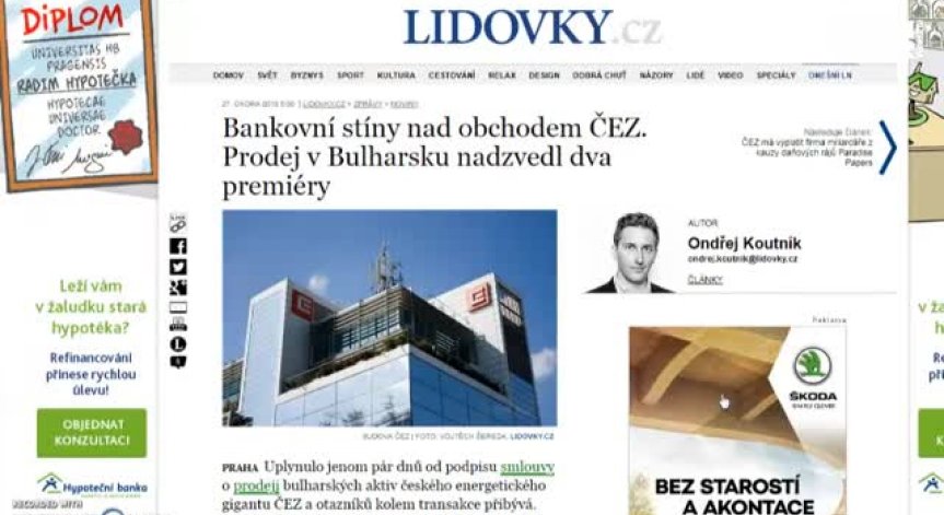 Чешки медии твърдят: Офшорни фирми осигурили половината пари за сделката 