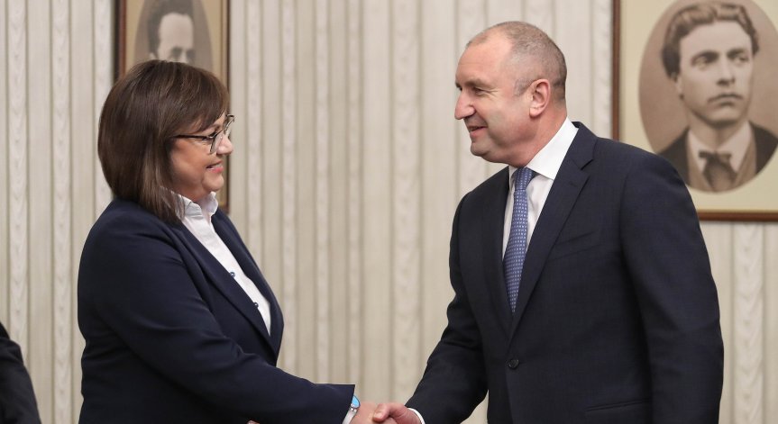 Нинова: Връщаме мандата на Радев, може да задържи работата на НС колкото прецени