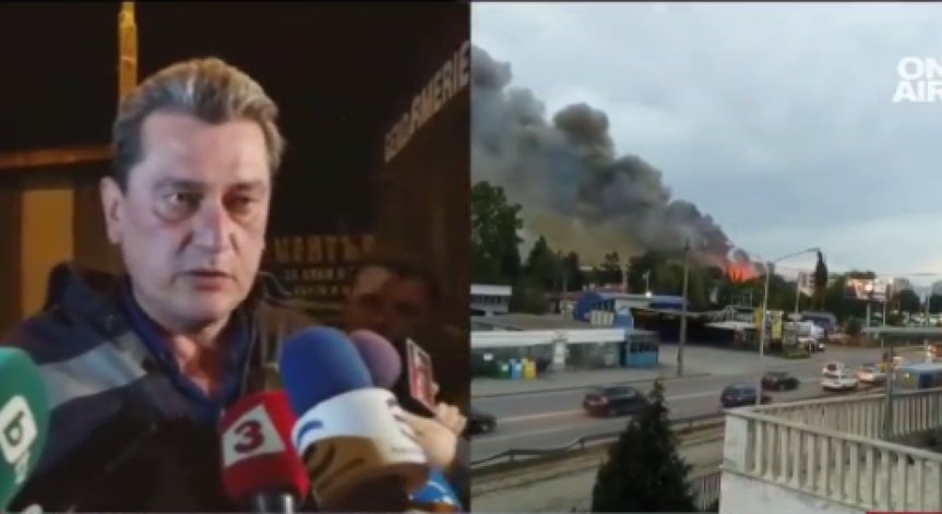 Голям пожар в София, гори склад за алкохол в 